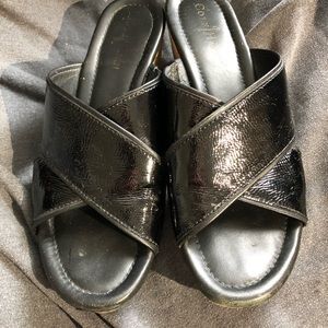 Cole Haan Air Britney Slides Black Size 8.5